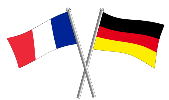 Drapeaux France Allemagne